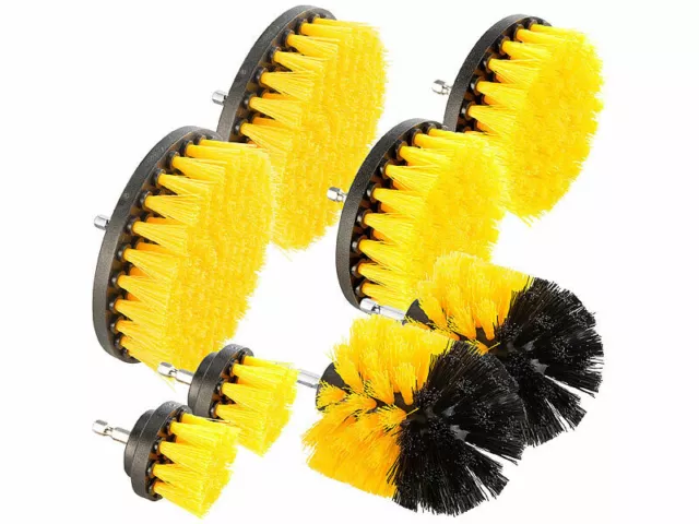 8 brosses pour perceuse et visseuse - AGT