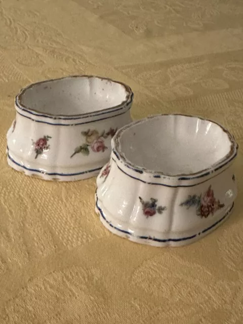 Vraie Paire De Salerons Porcelaine Tendre De Sèvres 1771 Xviiième