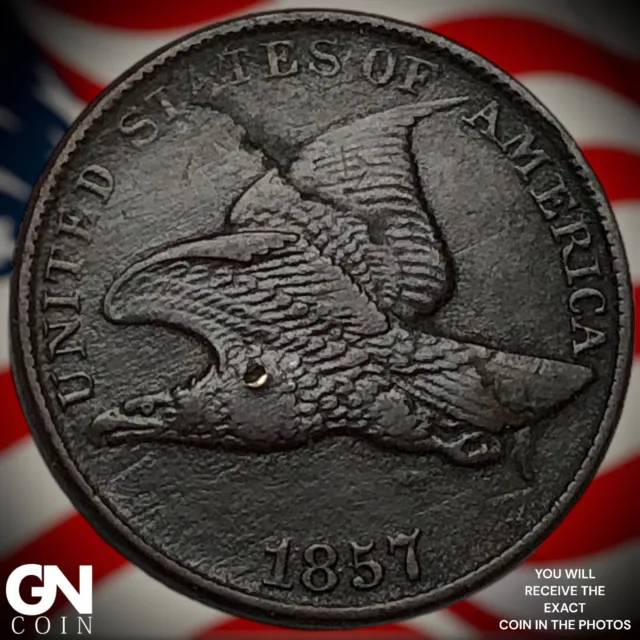 1857 Flying Eagle Cent  Q3644