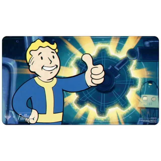 Magic Gathering Fallout Vault Boy Playmat Spielmatte 61x34cm Ultra Pro
