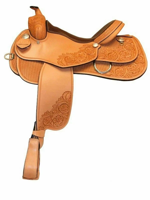 15" 16" 17" Western Barrel Pleasure Trail Co Reining Saddle All Sizes