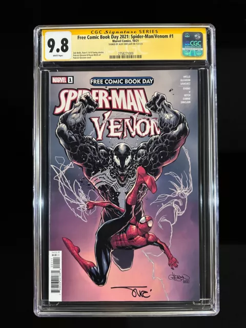 Free Comic Book Day 2021: Spider-Man/Venom #1 SS CGC 9.8 (2021) - Alex Sinclair