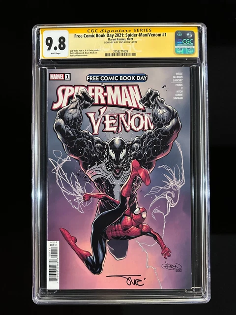 Free Comic Book Day 2021: Spider-Man/Venom #1 SS CGC 9.8 (2021) - Alex Sinclair