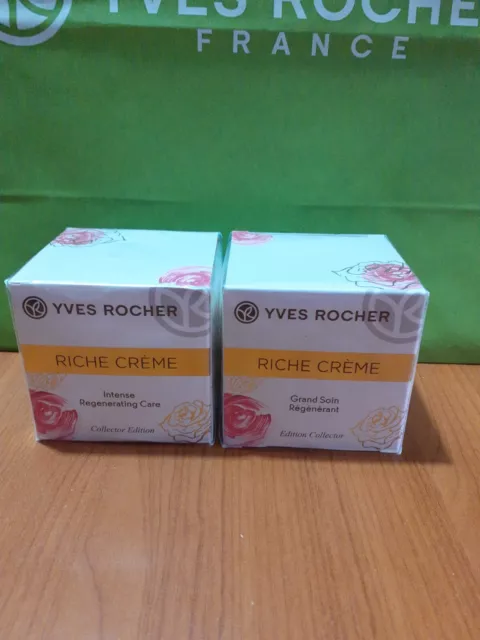 Yves Rocher Nr.2 Creme Viso RICHE CREME 75 ml Cadauno Ediz. Limitata ANTI RUGHE