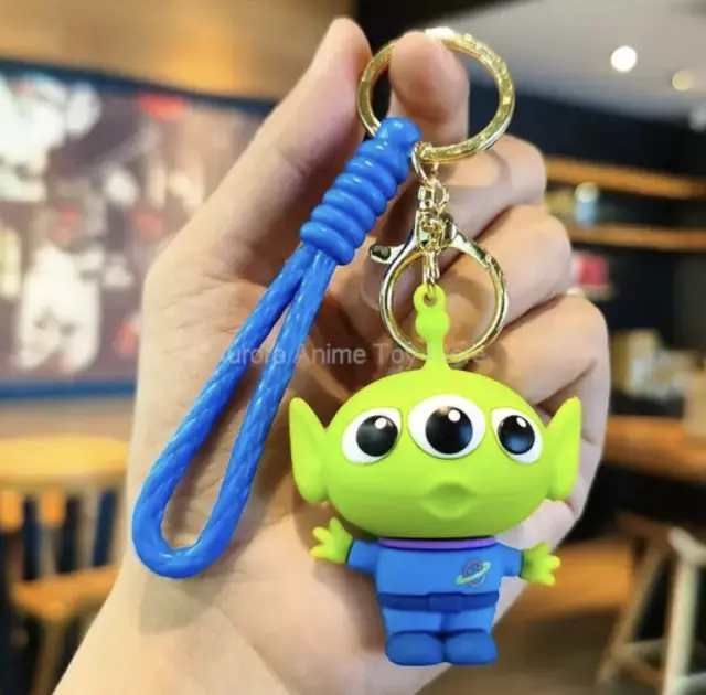 Toy Story Characters 3D Rubber Keychain Keyring Bag Charm Car/House Keys 2