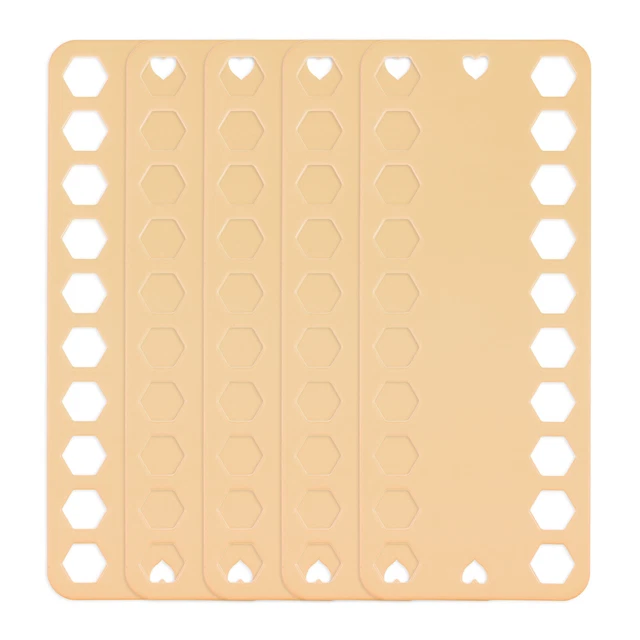 5 tarjetas organizadoras de hilo dental bordado 20 posiciones para coser amarillo limón