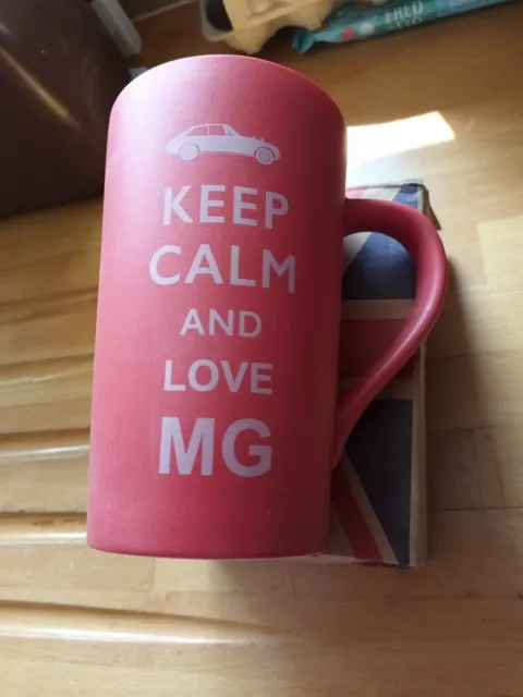Keep Calm And Love MG Mug,new And Unused In Original Packaging