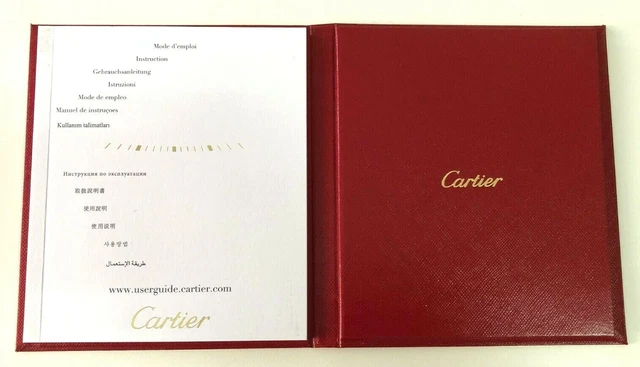 CARTIER - Document Holder + Certificate + Manual 2017 Prekst02 - New ...