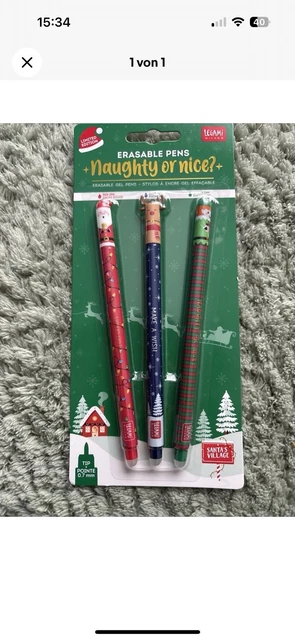 LEGAMI STIFTE SET Weihnachten 2024 (Naughty Or Nice) 3 Stifte NEU & OVP EUR 50,00 - DE