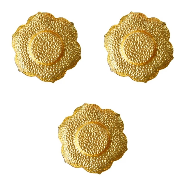 3 Count Runde Tischsets Für Die Küche Kupfer Untersetzer Weihnachtsuntertasse