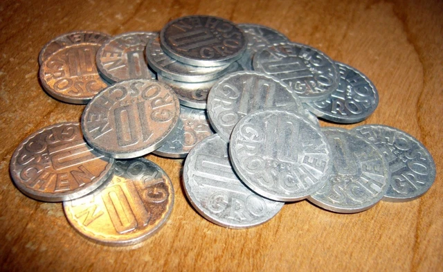 1955-1981 Austria 10 Groschen Coin  your choice of 4 from list below