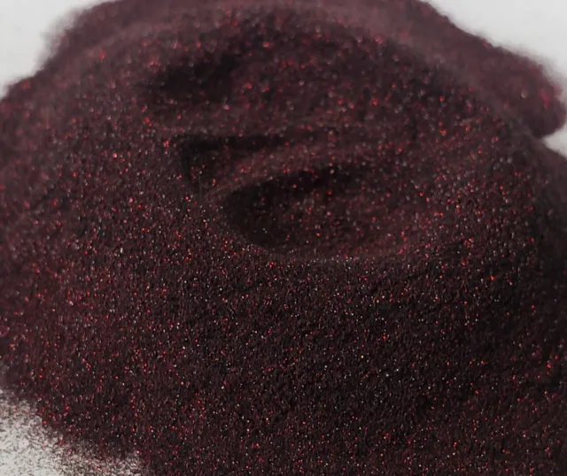 Black Cherry Holographic Micro Mini .002 Hex Metal Flake Painting Epoxy