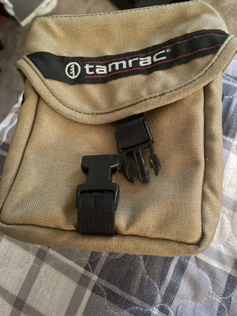 VINTAGE Tamrac Camera Bag Tan/Brown Made In USA Model 600R 1989 no strap