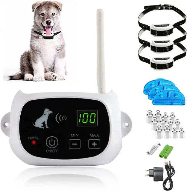 Imeshbean Electric Wireless Dog Fence, Pet Containment System, Pets Dog Containm