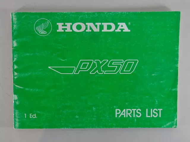 Teilekatalog / Ersatzteilliste / Parts List Honda Mofa PX 50 Ausgabe 1980