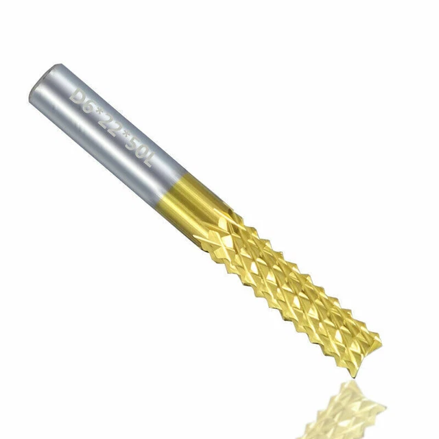 Tungsten Carbide End Mill Titanium Coated Milling Cutter 1/5/6PCS 4/6mm Shank