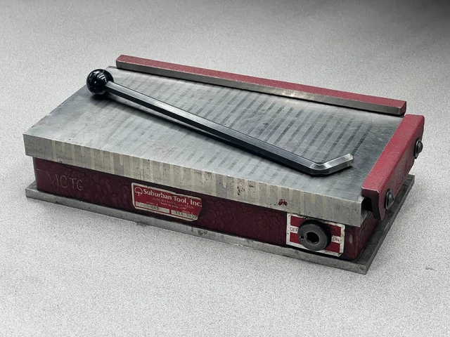Suburban tool mcb-612 6x12 magnetic chuck surface grinder Machinist plate USA