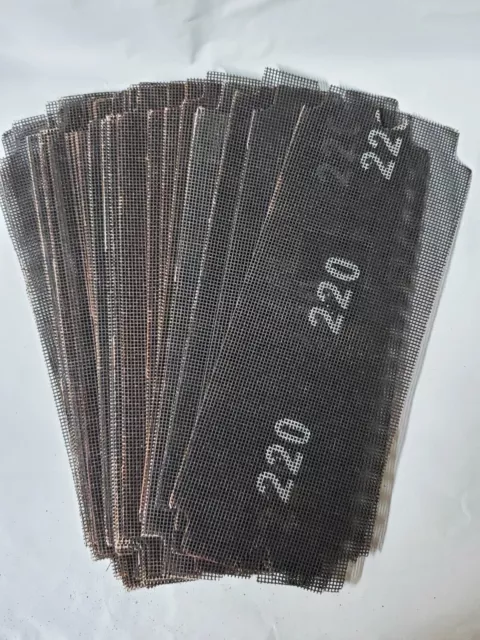 Pantallas de lijado para paneles de yeso SIA 220, a granel, lote de 25 hojas