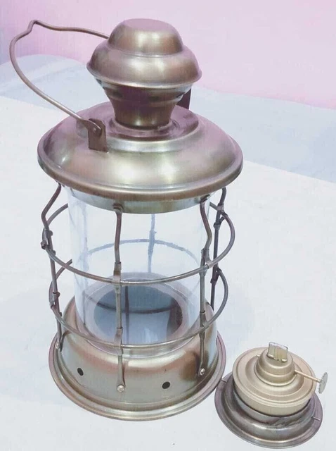 Antike Anker Schiffslaterne Nautische Maritime Boot Öllampe Licht Vintage Lampe 2