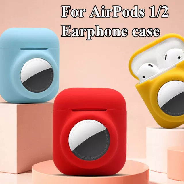 Pour Apple Airtag & Airpods Pro 1/2Nd Gen Anti-Lost 2 In 1 Silicone Cover #