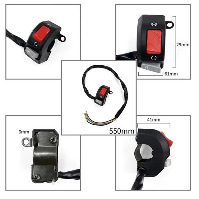 Commutateur De Guidon LCD 5-99 V – Lot 3 Pièces – Pour Vélo électrique – Affichage Tension En Temps Réel, Détection Auto