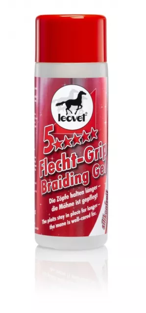 5-STERNE FLECHT-GRIP Gel Mähnenpflege Schweifpflege leovet 200ml  (74,75EUR/L)