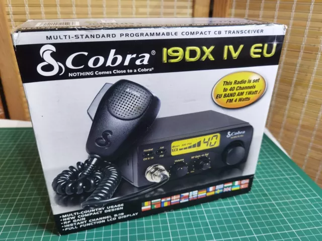 Radio Cb Multistandard Cobra 19Dx Iv Am/Fm - Come Acquistato - Intatto!!