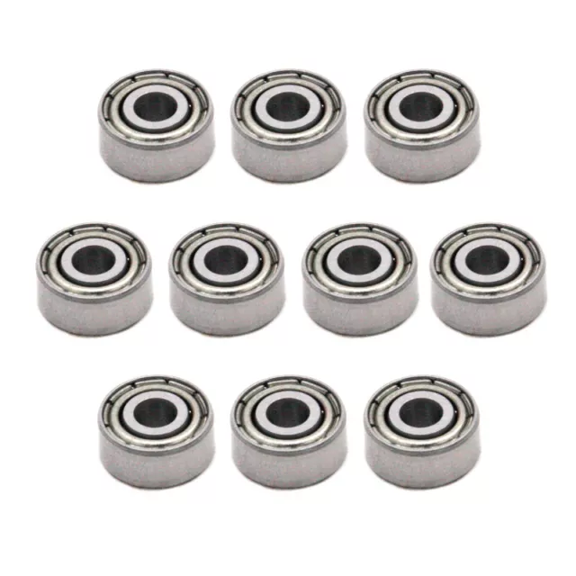 10pcs MR93zz 3 x 9x 4mm Miniature Deep Groove Ball Bearing Carbon Steel Bearings