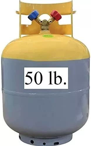 Refrigerant Recovery Reclaim Cylinder Tank - 50lbs Pounds
