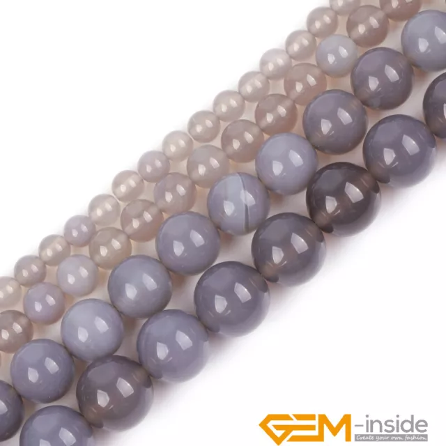Wholesale Lot Natural Gemstone Round Spacer Loose Beads 15" 6mm 8mm 10mm 12mm UK 3