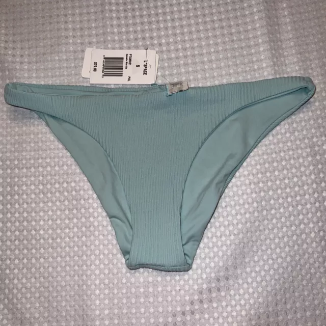 NWT L*Space Camacho Bikini Bottoms In Seafoam Green Size Small MSRP $79