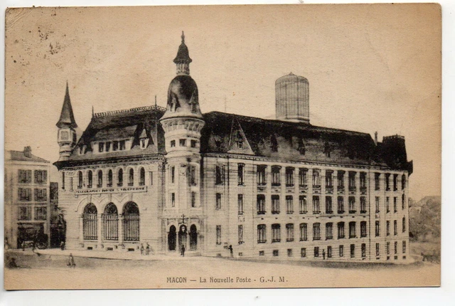 LA POSTE theme - Post Office - CPA 71 - MACON - Post Office