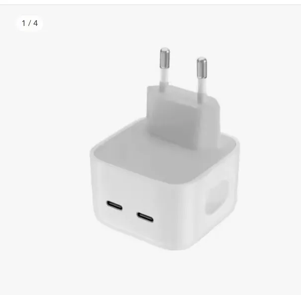 Cargador De Pared 35W Salida Doble Usb-C