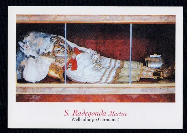 Santino Holy Card Image Pieuse  Heiligenbild  S . Radegonda Martire