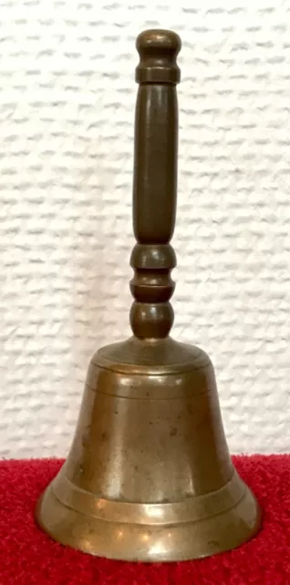 Schöne Glocke Klingel Glöckchen aus Bronze Messing Handglocke