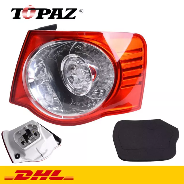 Luz Trasera LED Exterior Con Soporte de Faro Derecho para VW Jetta III 1K2