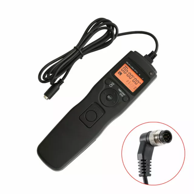 Timer Remote Shutter Release Intervalometer With Cord For Nikon D700 D300 D800