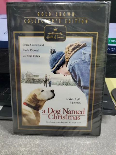 A Dog Named Christmas  - Hallmark Hall of Fame (DVD, 2009) Brand New Gold Crown