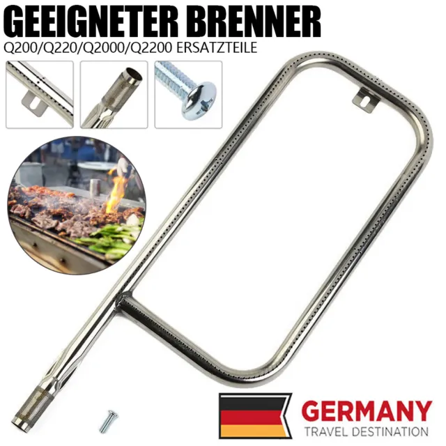 Brenner Ersatz Für Weber Q200/Q220/Q2000/Q2200 Gasgrill Grill Edelstahl Brandneu