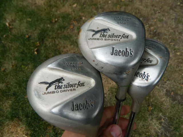 Vintage Jacobs TF6002 Silver Fox Jumbo Utility Wood Regular Steel Shaft