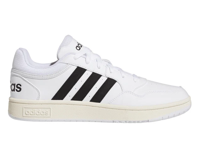 Scarpe da uomo Adidas GY5434 sneakers basse sportive da ginnastica pelle bianche
