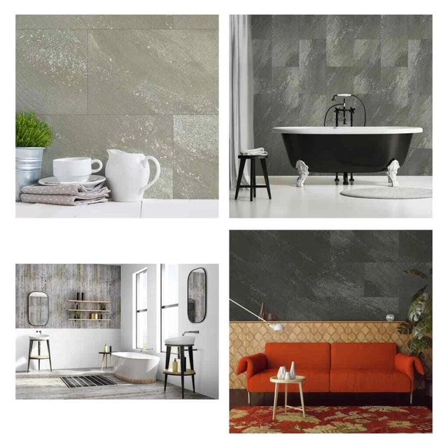 Grosfillex 11 x piastrelle da parete pannelli da parete Gx Wall + pietra 30x60 cm più scelta G