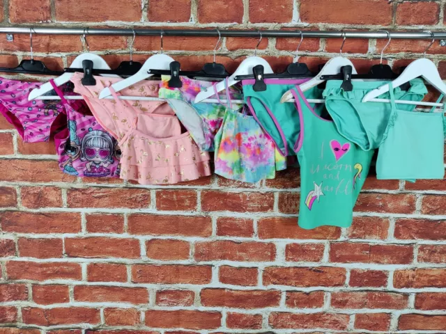 GIRLS BUNDLE AGE 8-9 YEARS NEXT GEORGE etc SWIMSUIT BIKINI TANKINI SUMMER 134CM