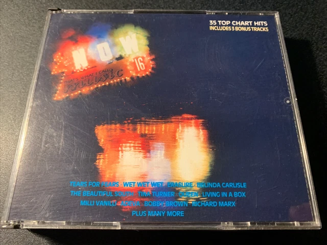 NOW THATS WHAT I Call Music 16 Genuine Orignal Fat Box CD Set £24.95 ...
