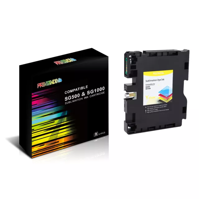 Sawgrass Virtuoso Yellow SG500 SG1000 Heat transfer Sublimation Ink Cartridges