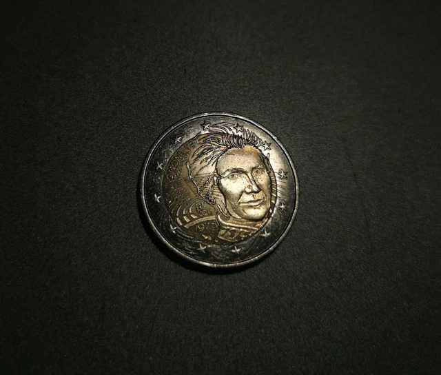 PIECE 2 EUROS simone veil 1975