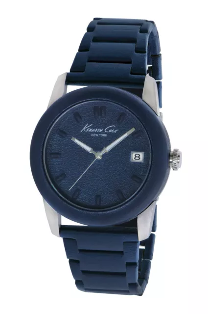 Kenneth Cole New York Women's KC4880 Classic Round Silver Case Blue Dial Watch