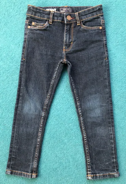 Jeans skinny elasticizzati in denim scuro per bambina NEXT taglia 5 anni