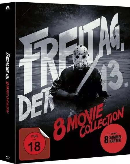 Freitag, der 13. - Teil 1 - 8 / Uncut (1979 - 1989)[Blu-ray/FSK 18/NEU/OVP]