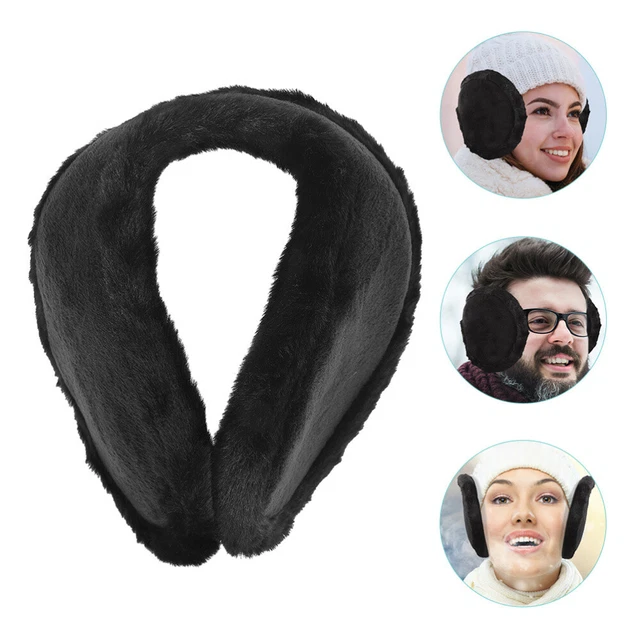 2 Pcs Girls Ear Warmer Ear Protector Warm Earmuffs Foldable Ear Muffs Hairy